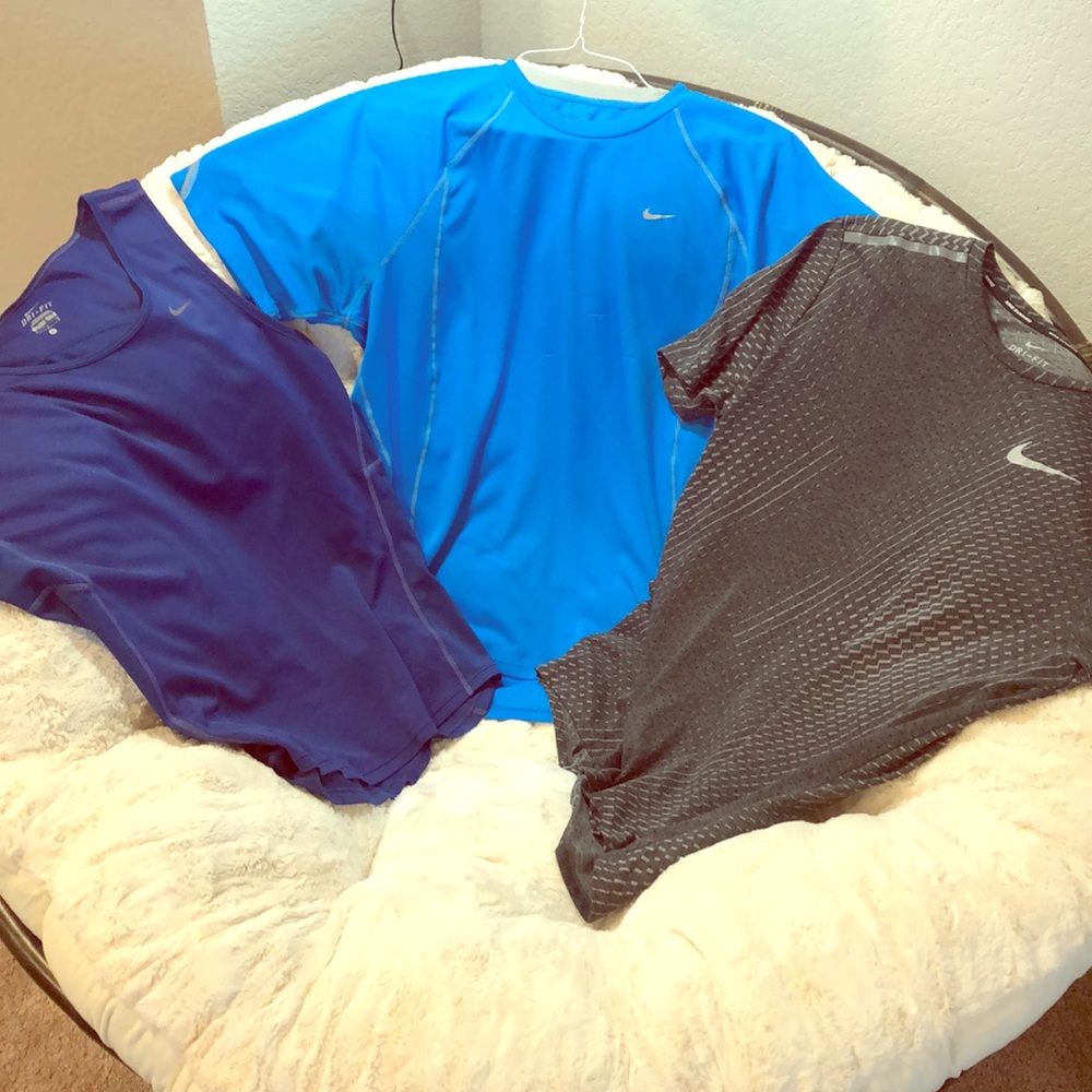 Nike Dri-Fit shirts and tank